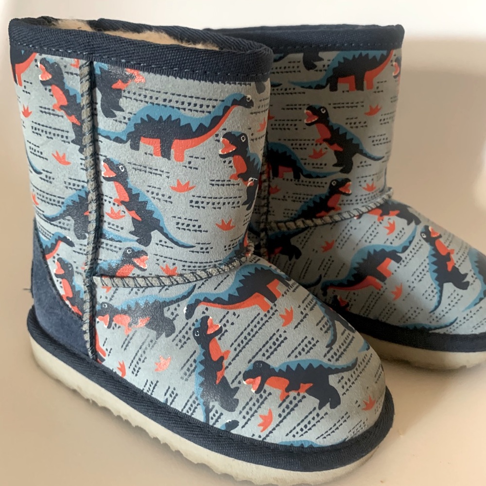 UGG Dino boots and UGG Dino Beanie